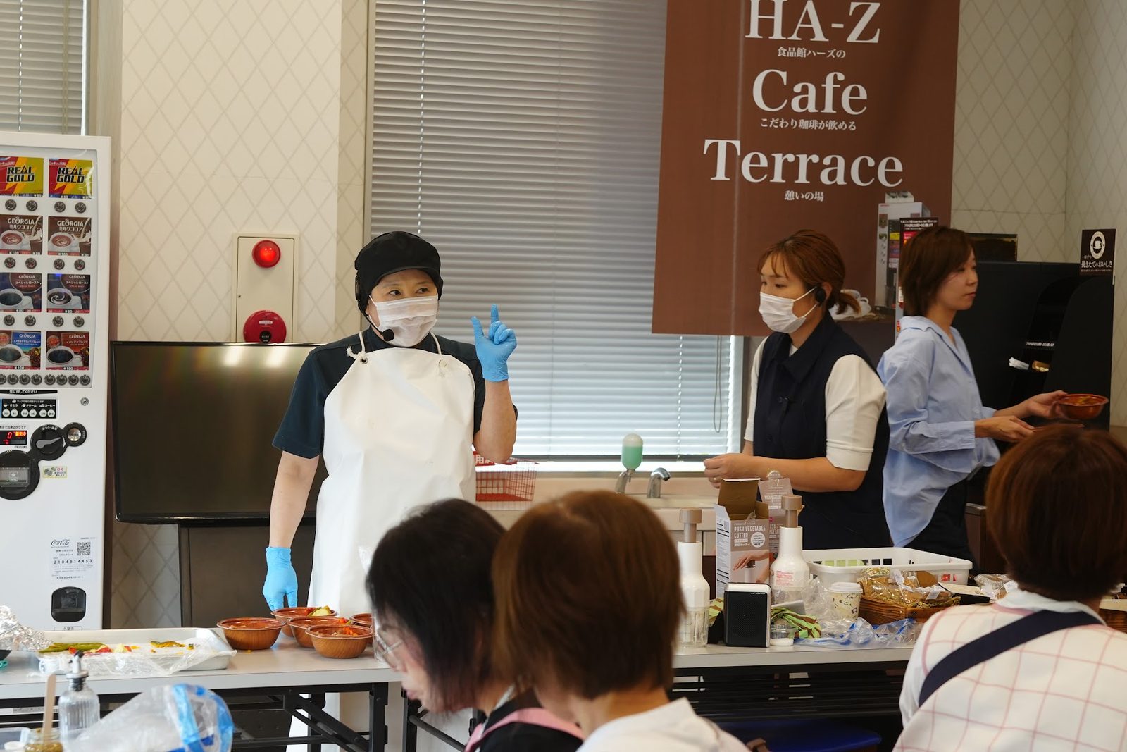 会場となった HA-Z Cafe Terrace